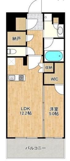 パレステージ藤沢Ⅱ　205号室　間取り