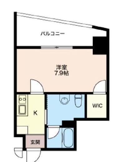 エスティメゾン亀戸　710号室　間取り