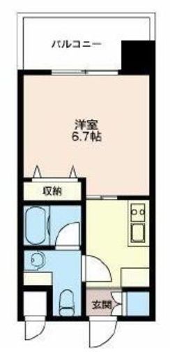 エスティメゾン亀戸　706号室　間取り