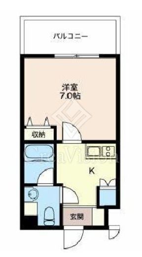 エスティメゾン亀戸　607号室　間取り