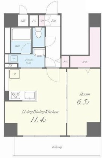 Geminos CHIGASAKI　301号室　間取り
