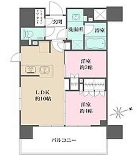 グレーシアフィット藤沢鵠沼　501号室　間取り