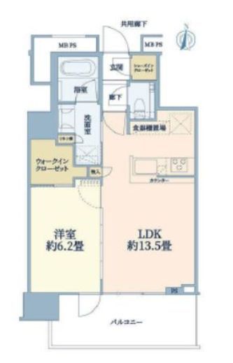 THE TOWER湘南辻堂　1005号室　間取り