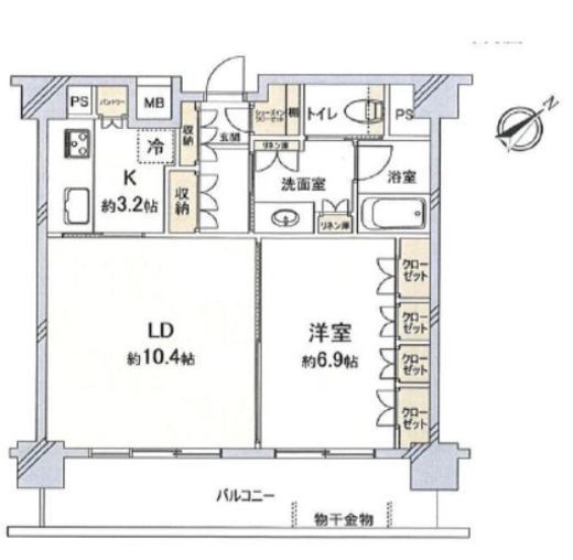 T-STYLIA　505号室　間取り