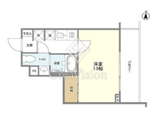 ラティエラ横濱六角橋　207号室　間取り