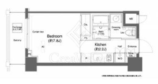 プラウドフラット横浜　902号室　間取り