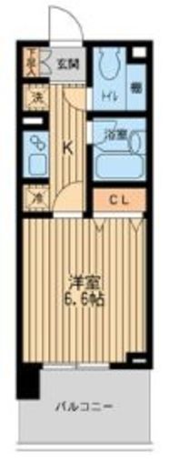 ドゥーエ横濱台町　1106号室　間取り