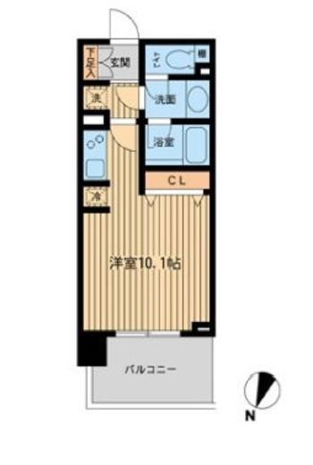 ドゥーエ横濱台町　1108号室　間取り
