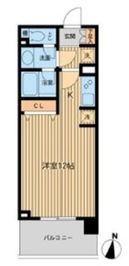 ドゥーエ横濱台町　1203号室　間取り