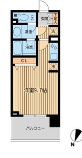 ドゥーエ横濱台町　1207号室　間取り