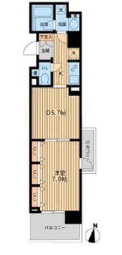 ドゥーエ横濱台町　301号室　間取り