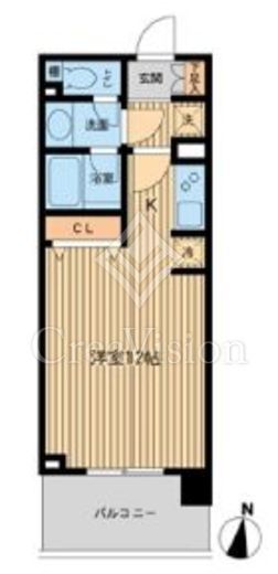 ドゥーエ横濱台町　703号室　間取り