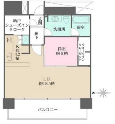 M.M.TOWERS the South (エムエムタワーズ・ザ・サウス)　2903号室　間取り