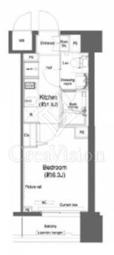 プラウドフラット鶴見Ⅰ　101号室　間取り
