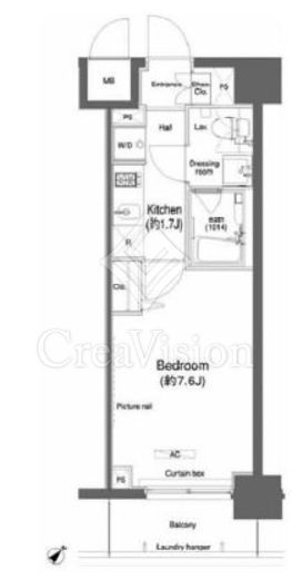 プラウドフラット鶴見Ⅰ　518号室　間取り