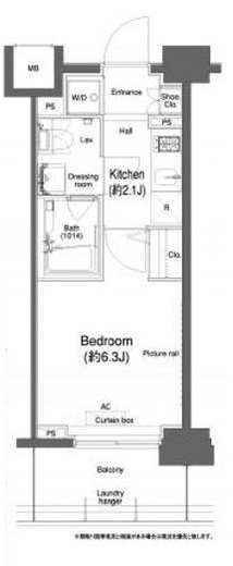 プラウドフラット鶴見Ⅱ　305号室　間取り
