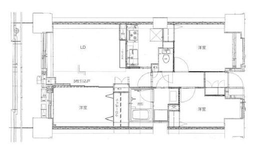 アマックス横浜　908号室　間取り