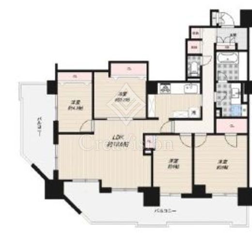 アマックス横浜　404号室　間取り