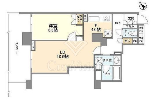 アマックス横浜　703号室　間取り