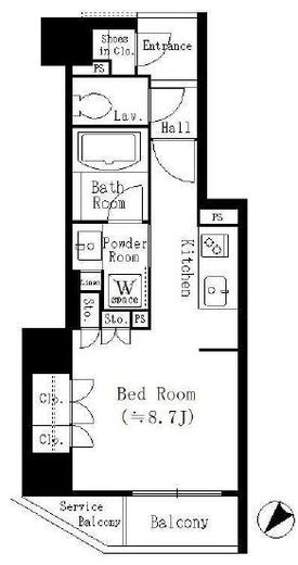スターヒルズ関内　502号室　間取り
