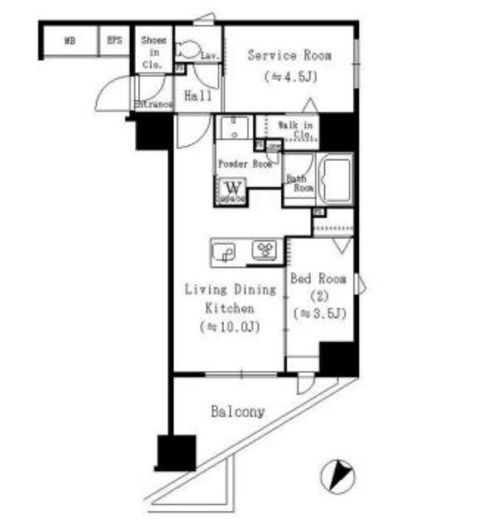 スターヒルズ関内　306号室　間取り