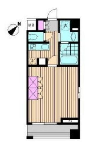 ビイルーム横濱関内　403号室　間取り