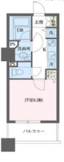 ドゥーエ横浜駅前　909号室　間取り