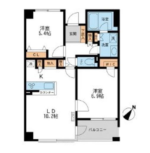 CASSIA横濱ガーデン山　314号室　間取り