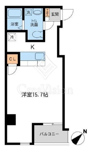 JMFレジデンス新横浜　810号室　間取り
