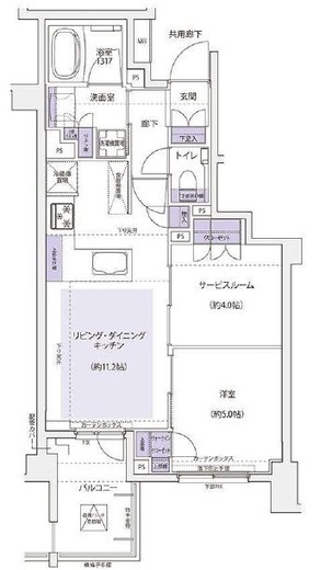 KDXレジデンス横濱紅葉坂　502号室　間取り