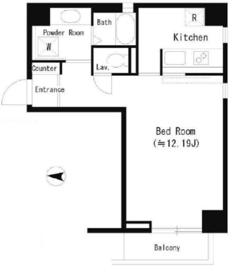 セジョリチセ台町　301号室　間取り