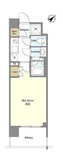 BluRock東神奈川　1001号室　間取り