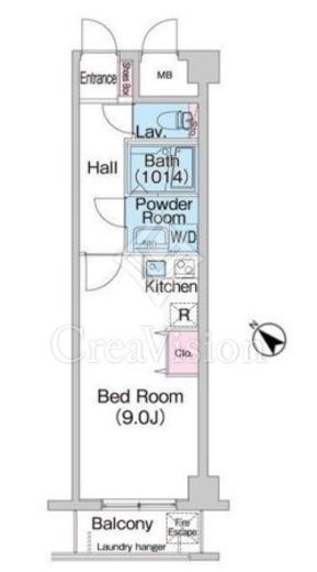 コンフォリアたまプラーザ　205号室　間取り