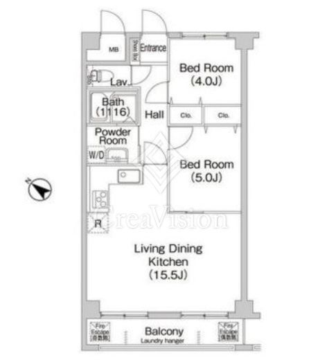 コンフォリアたまプラーザ　408号室　間取り