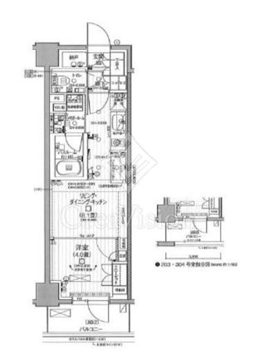 デュオステージ関内Ⅱ　203号室　間取り