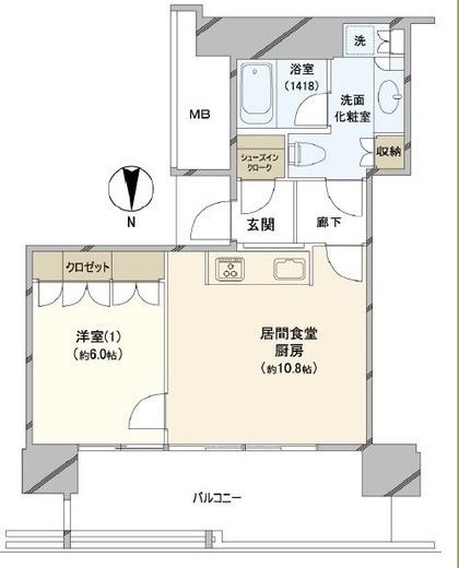 M.M.TOWERS the West (エムエムタワーズ・ザ・ウエスト)　212号室　間取り