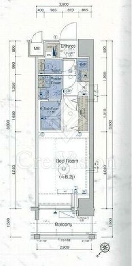 エステムプラザ横濱関内　605号室　間取り