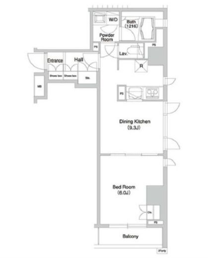 グラマシー横濱関内　207号室　間取り