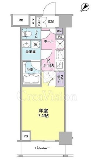 グラマシー横濱関内　903号室　間取り