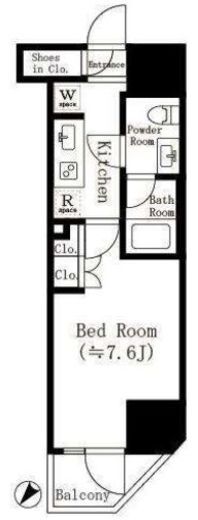 アポロヒルズ関内　503号室　間取り