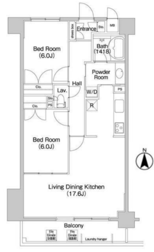 PATH横浜新子安　403号室　間取り