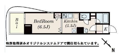 ロワール横濱レムナンツ　1324号室　間取り