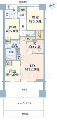 プラウドシティ日吉レジデンスⅡ　119号室　間取り