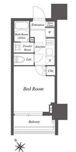 ブランシエスタ横浜高島町　602号室　間取り