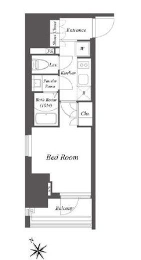 ブランシエスタ横浜高島町　701号室　間取り
