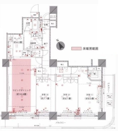 エクステ山下公園　2006号室　間取り