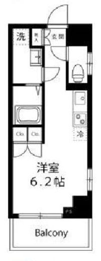 SYLA SAKURAGICHO　503号室　間取り