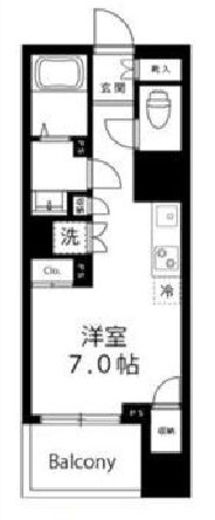 SYLA SAKURAGICHO　801号室　間取り
