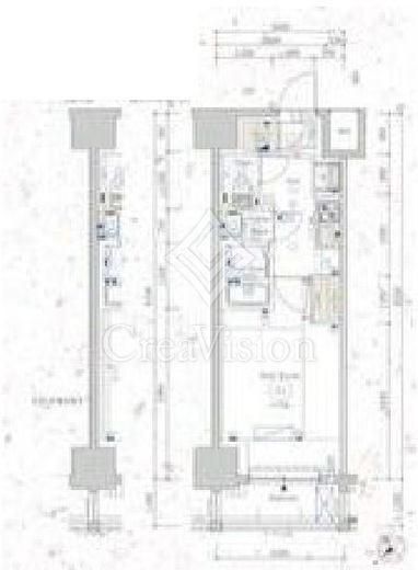 エステムコート横濱反町　202号室　間取り