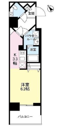 グロースメゾン新横浜　301号室　間取り
